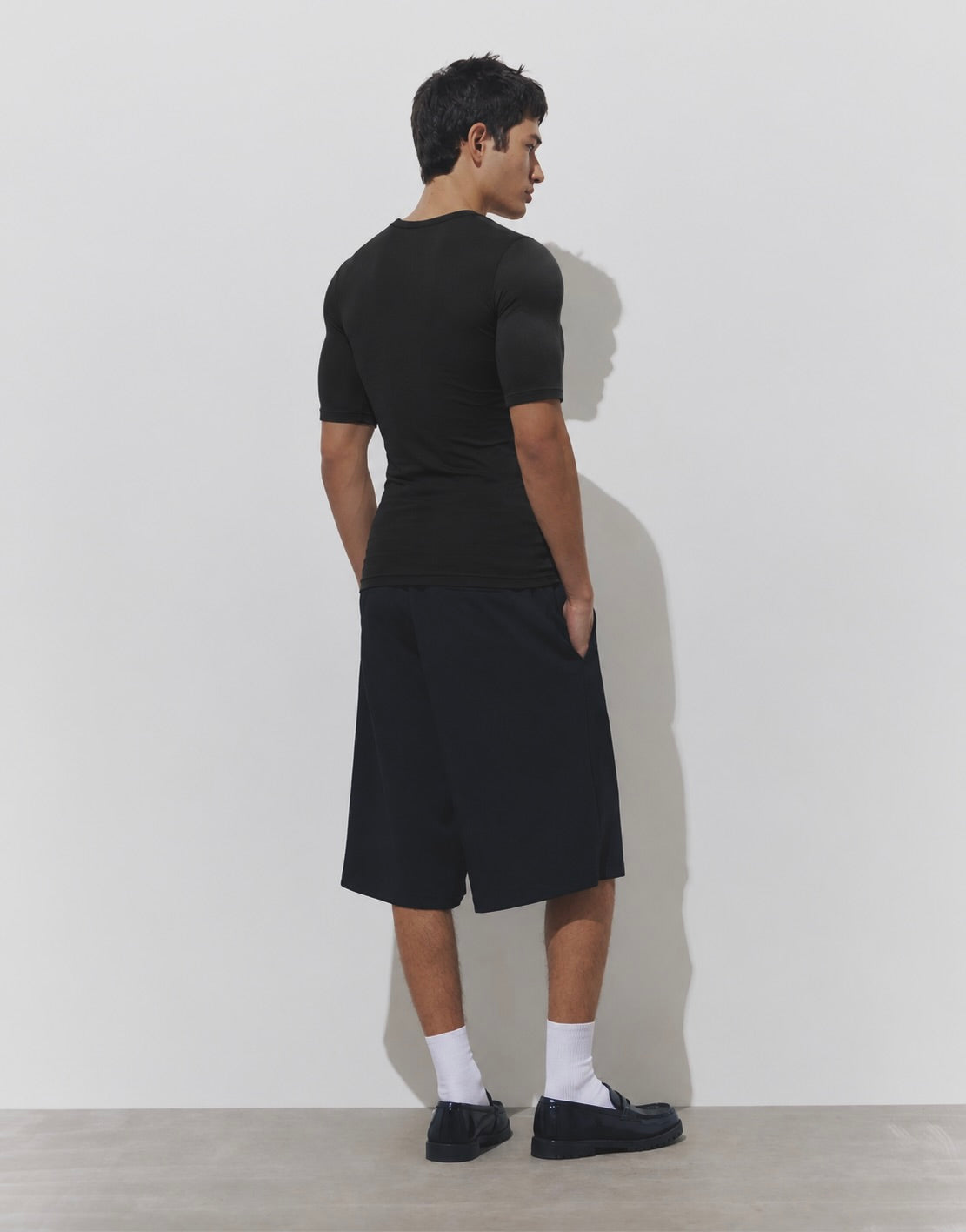 BLACK 3D MUSCLE SHIRT