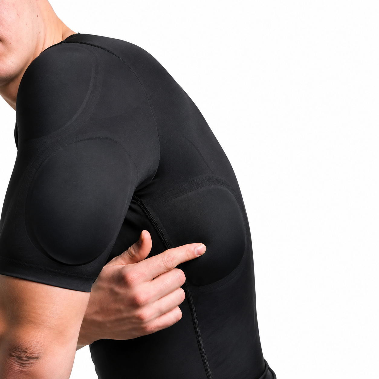 Padded Muscle Shirt with 3D Padding